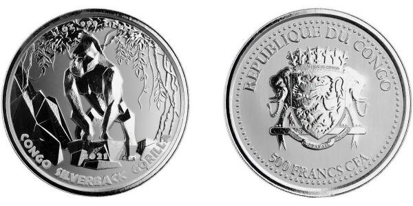 Silberrücken-Gorilla